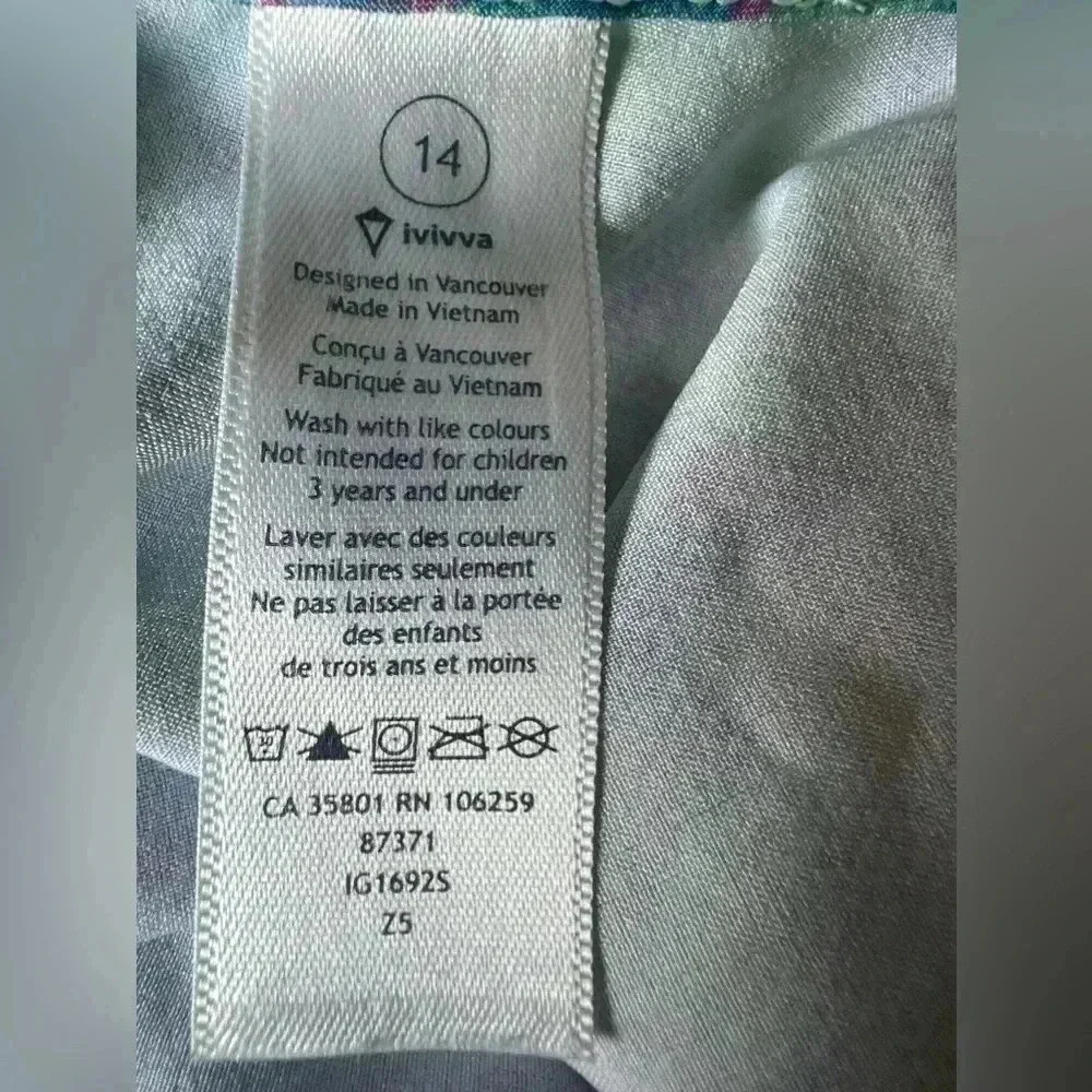 Ivivva Girl’s Tank Top‎ Sz 14